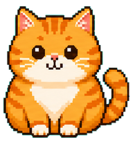 Chubby Orange Cat preview