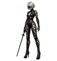 Battle-Damaged 2B Realistic preview